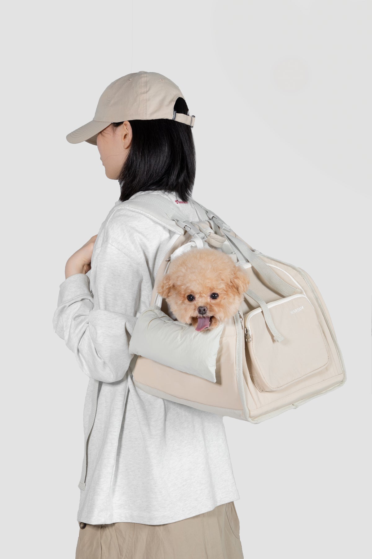 Toast Series Pet Carrier – Secure straps and buckle detail